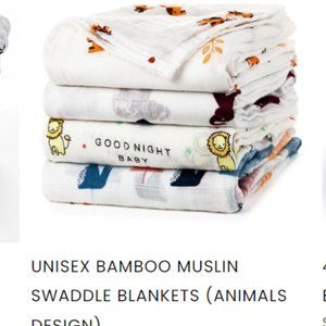 Bamboo Muslin Swaddle Blanket